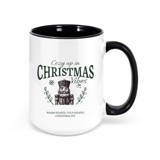 Cozy Up in Christmas Vibes Mug Collection | Vintage Holiday Mug Set | Santa • Gingerbread • Snowman • Teddy Bear