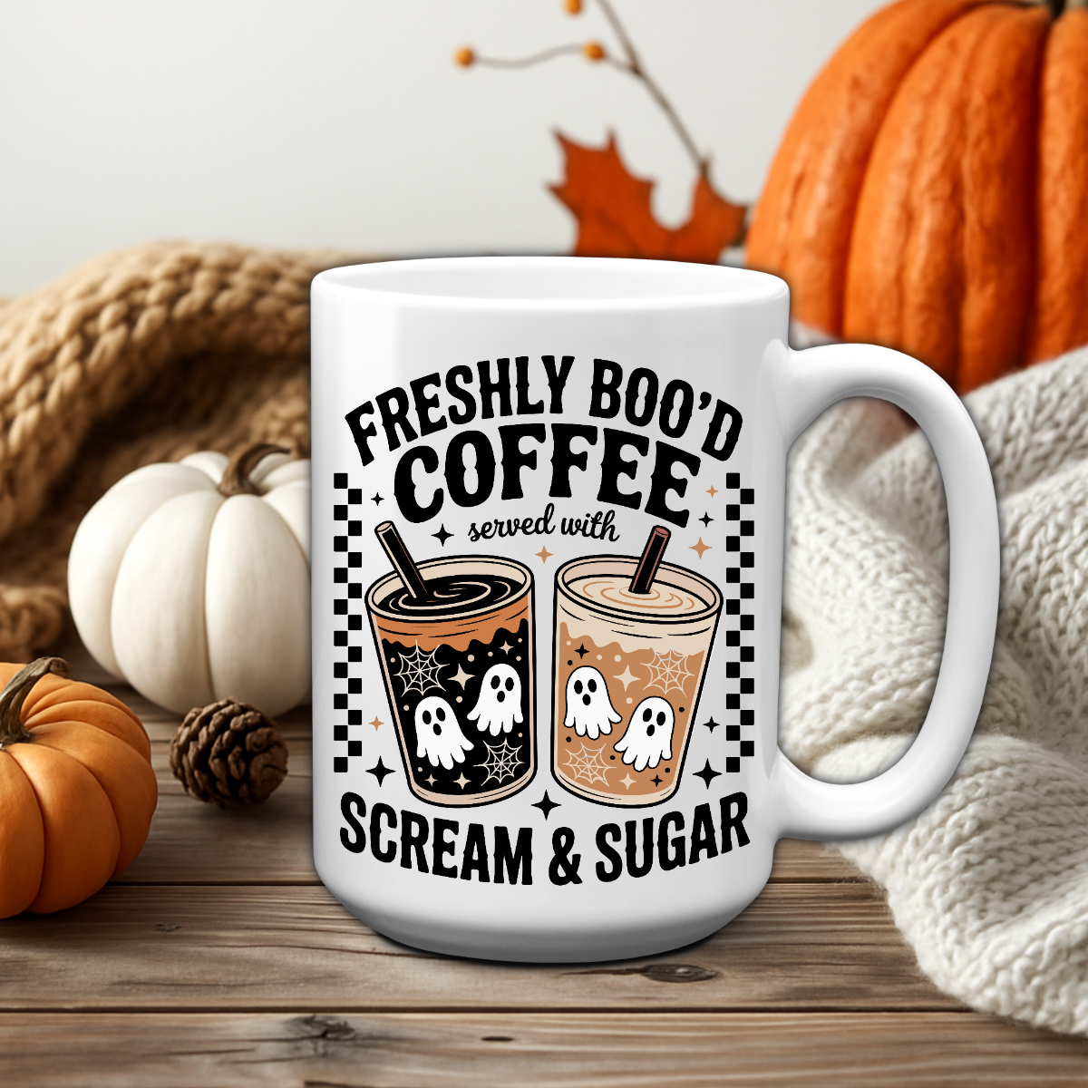 Freshly boo'd coffee