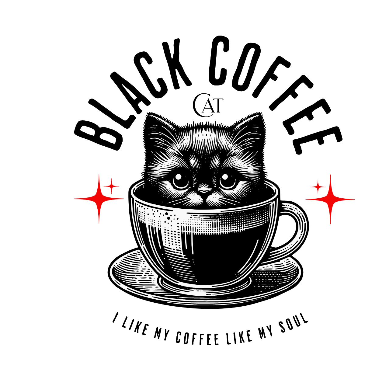 Black Cat Coffee Mug