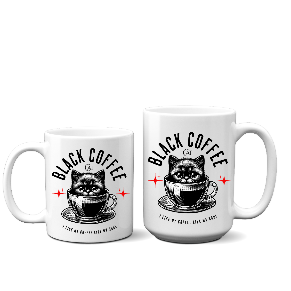Black Cat Coffee Mug