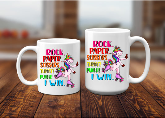 Rock paper scissors unicorn image 0