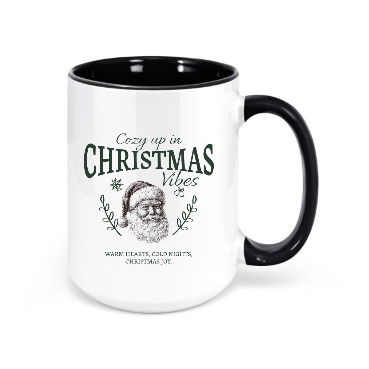 Cozy Up in Christmas Vibes Mug Collection | Vintage Holiday Mug Set | Santa • Gingerbread • Snowman • Teddy Bear