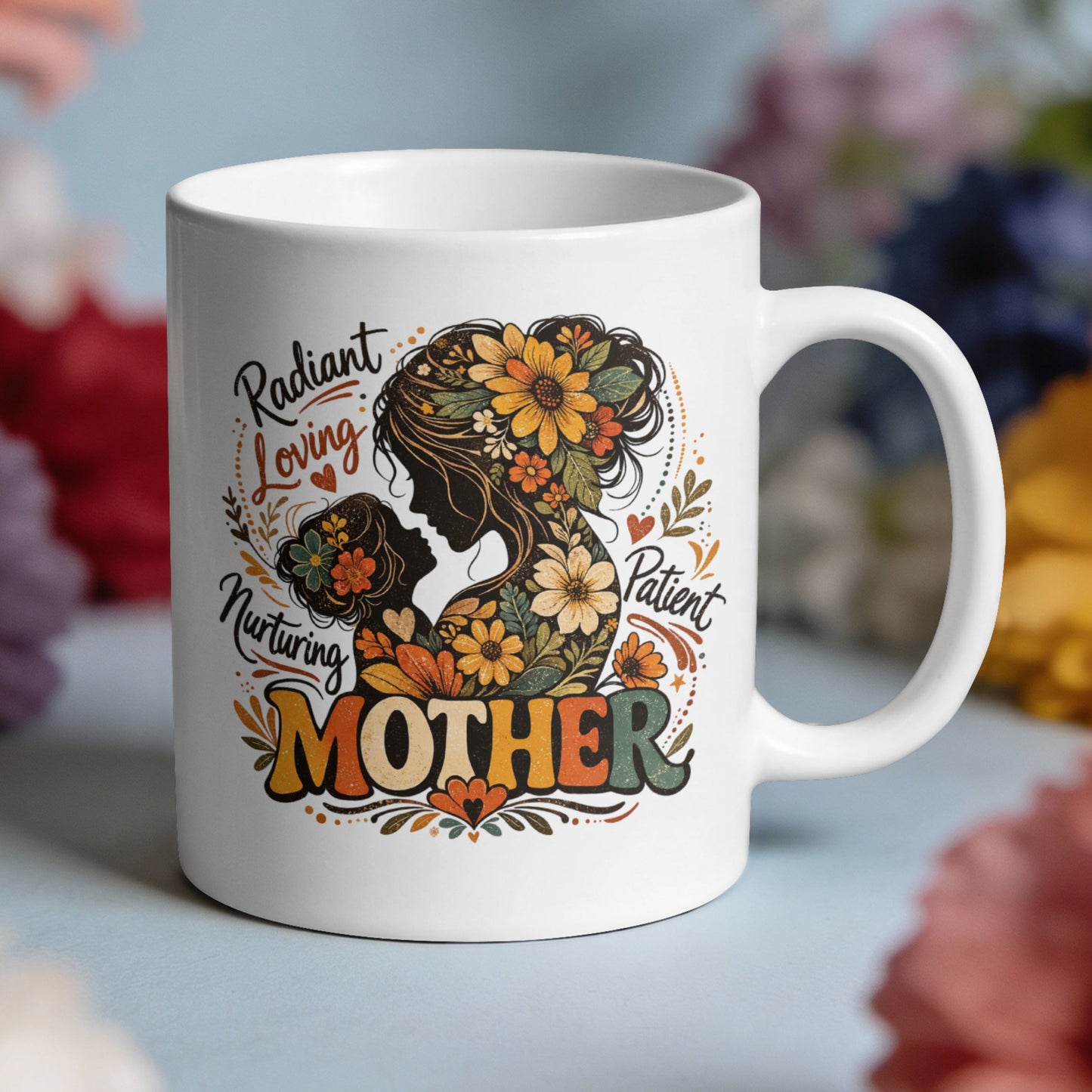 Beautiful Mother’s Day Floral Mug