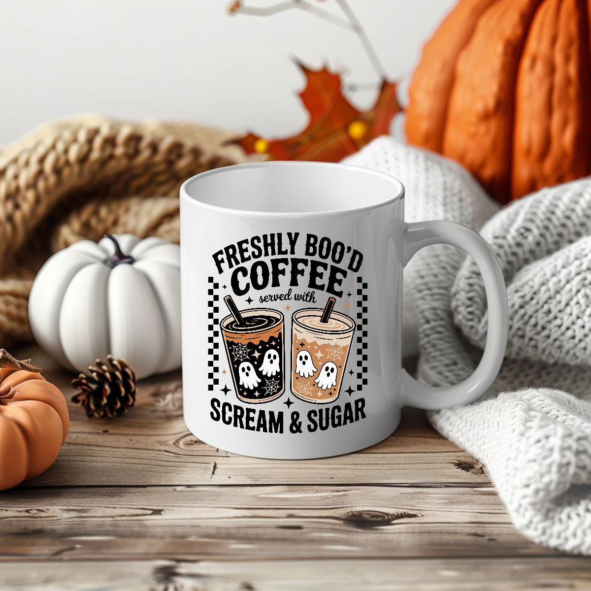 Freshly boo'd coffee