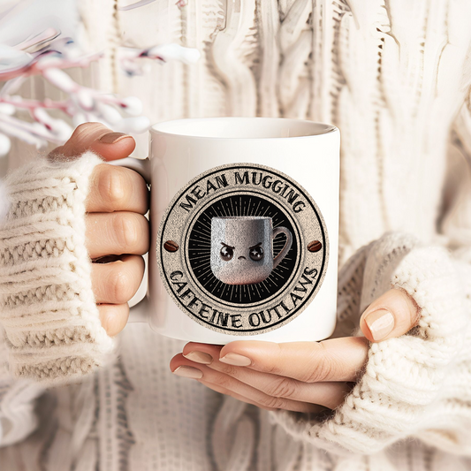 Mean Mugging – Caffeine Outlaws Coffee Mug