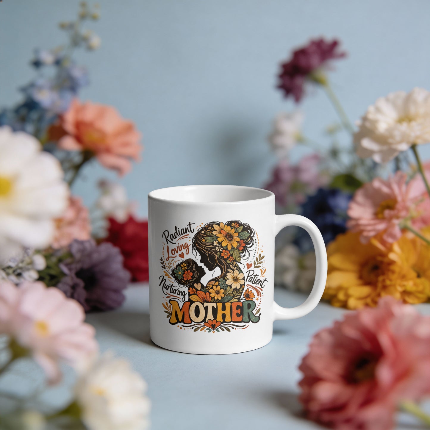Beautiful Mother’s Day Floral Mug